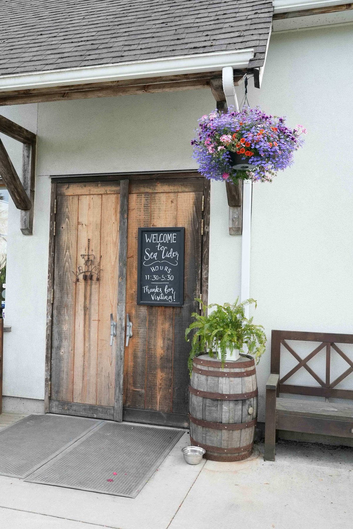 Sea Cider Farm & Ciderhouseの素敵な入口