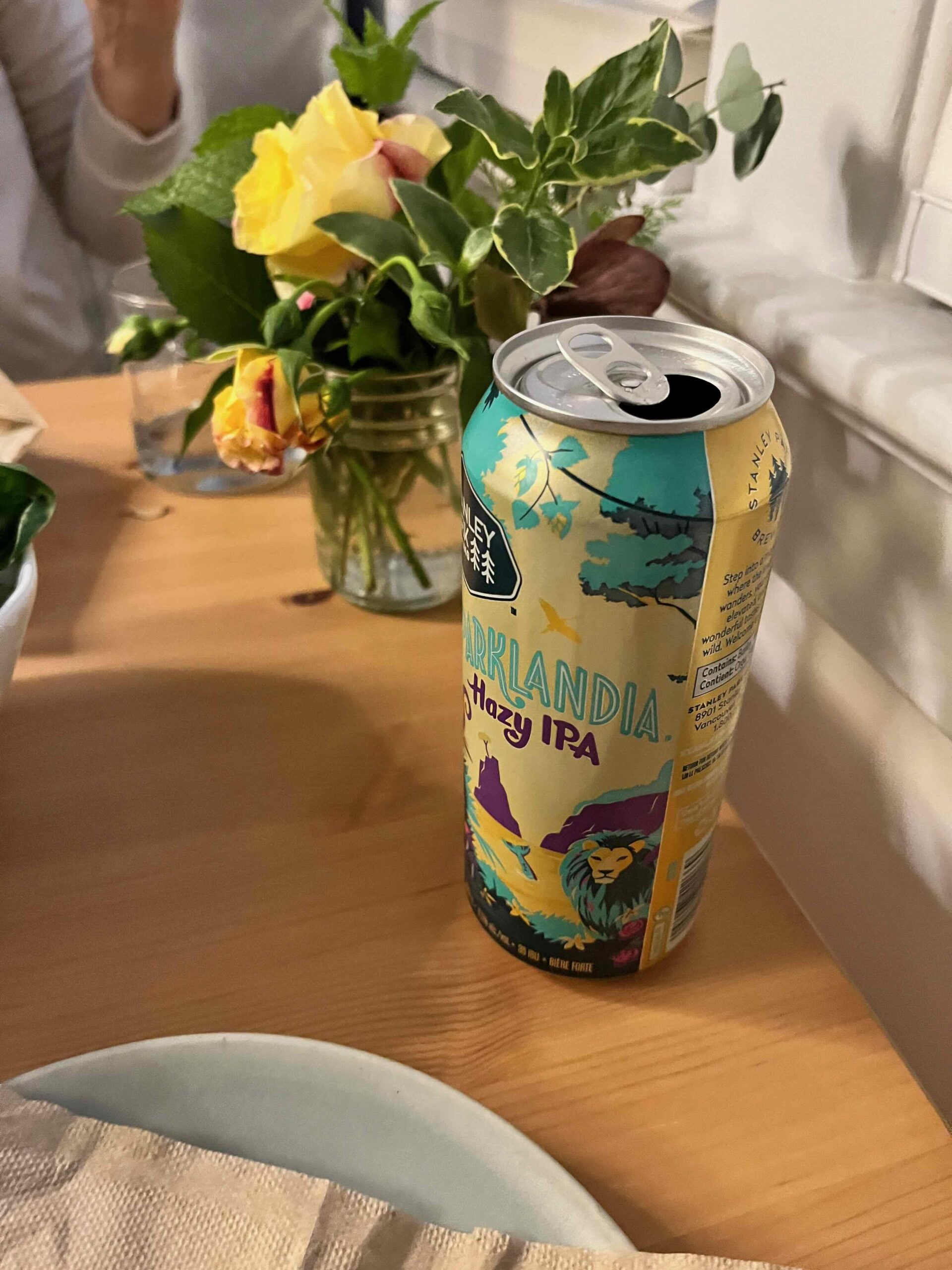 宿でビールとともに、Day2のごほうび
