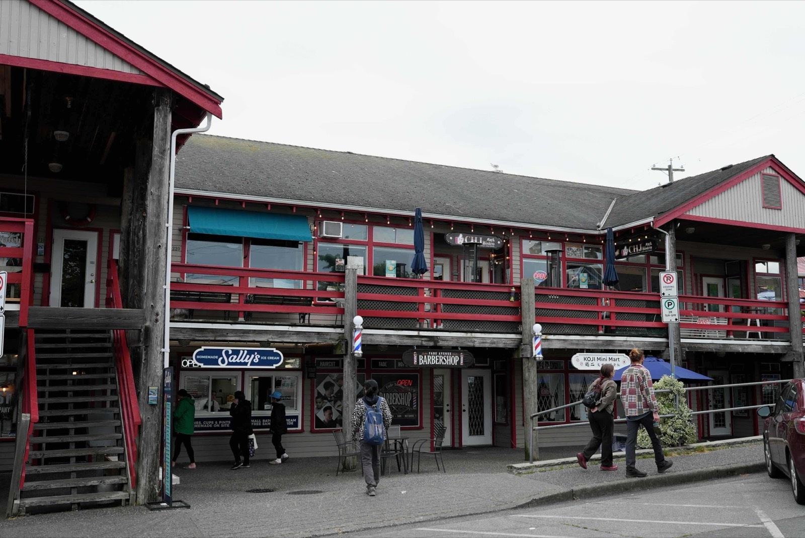 Stevestonの商店街