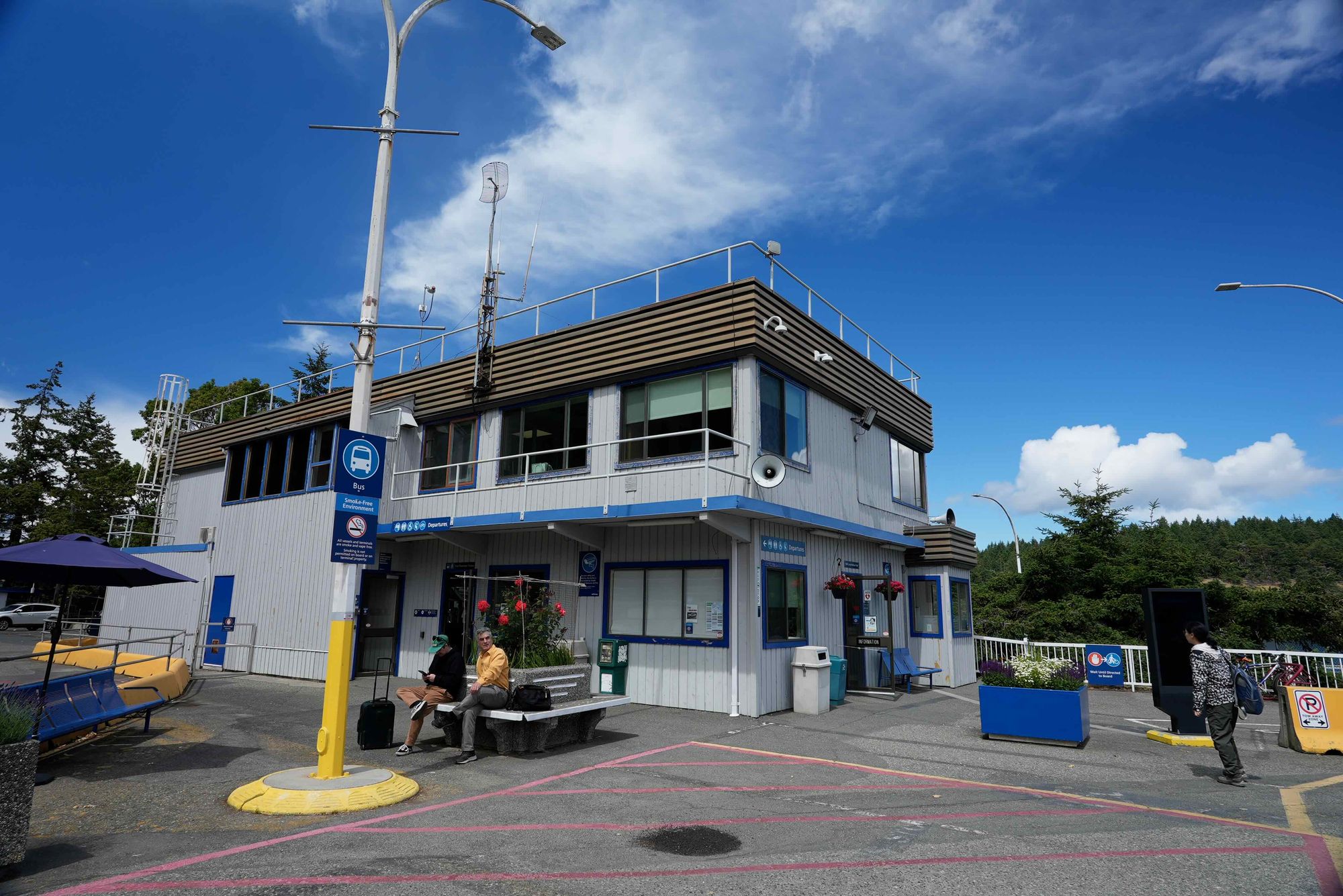 ソルトスプリング島の港