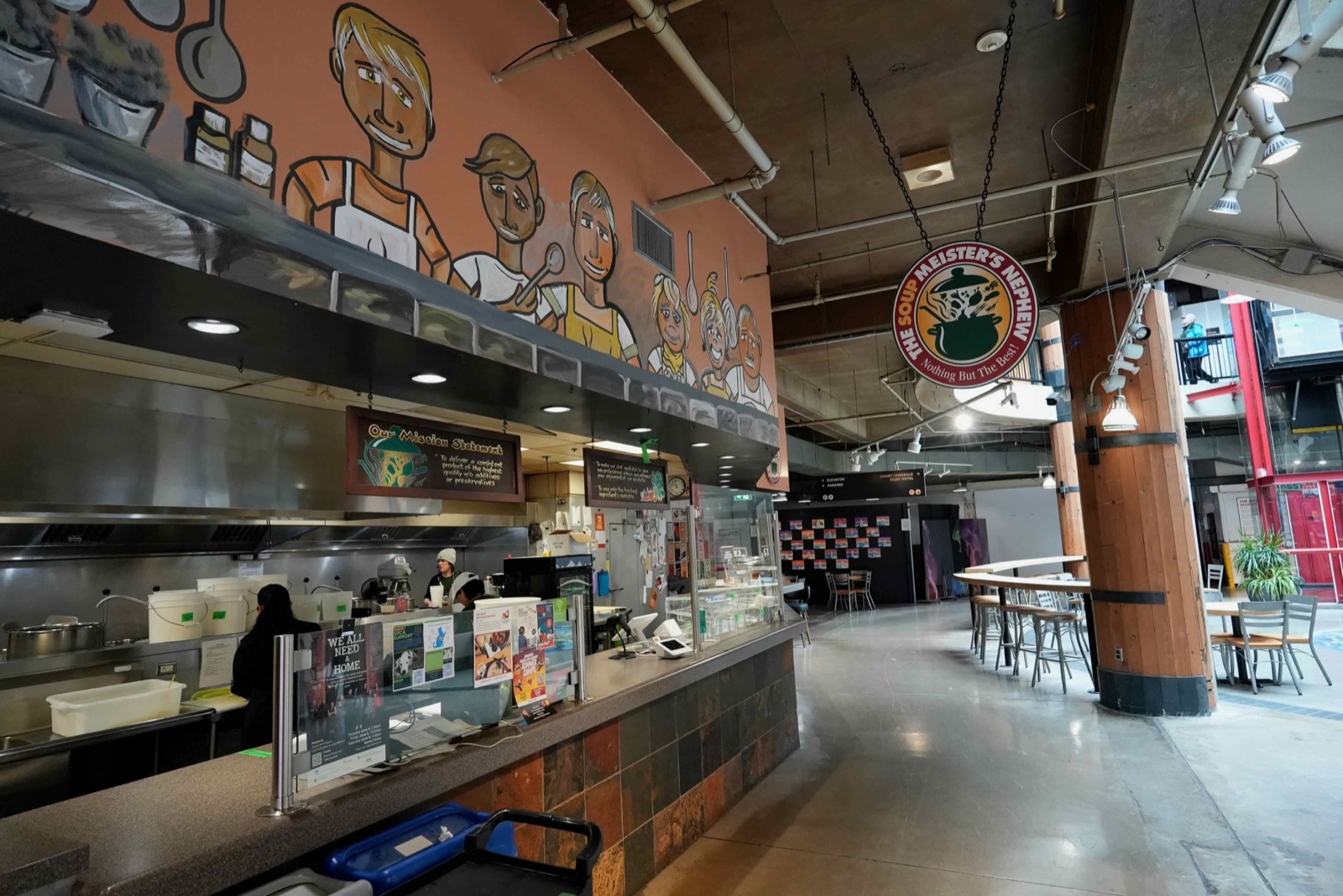 スープ専門店 The Soup Meister's Nephew の店構え